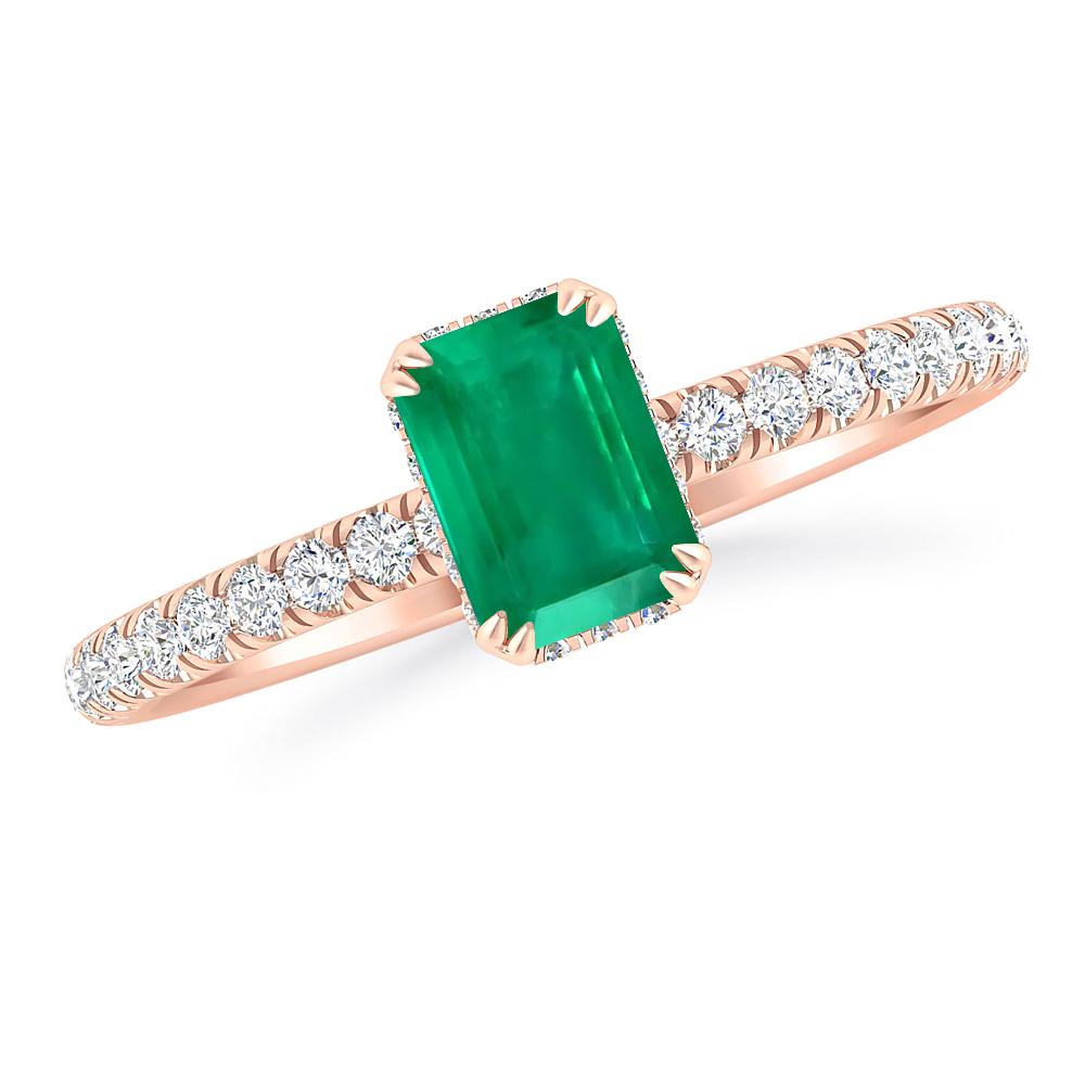 Rose Gold - Emerald