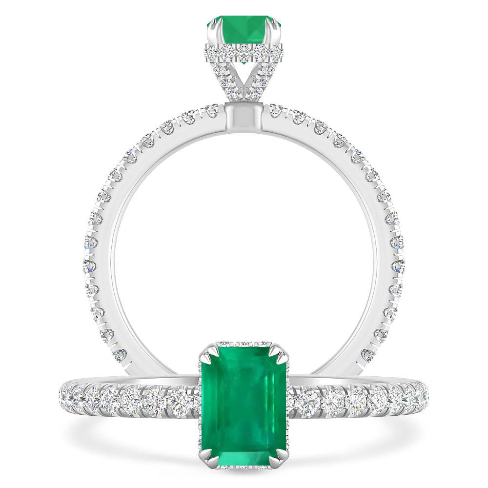 White Gold - Emerald