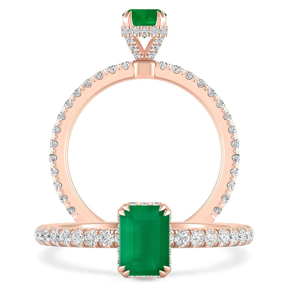 Rose Gold - Emerald