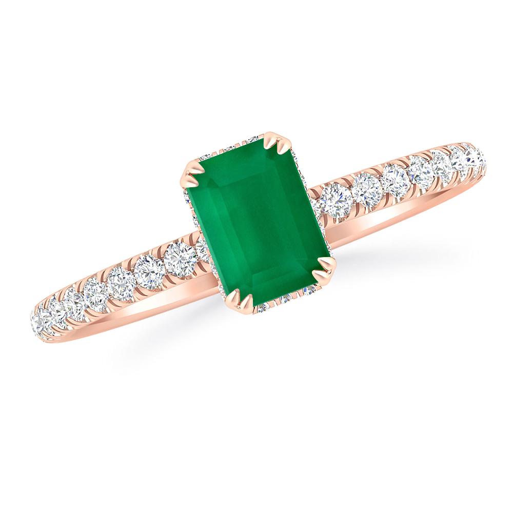 Rose Gold - Emerald