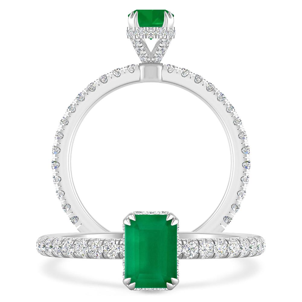 White Gold - Emerald