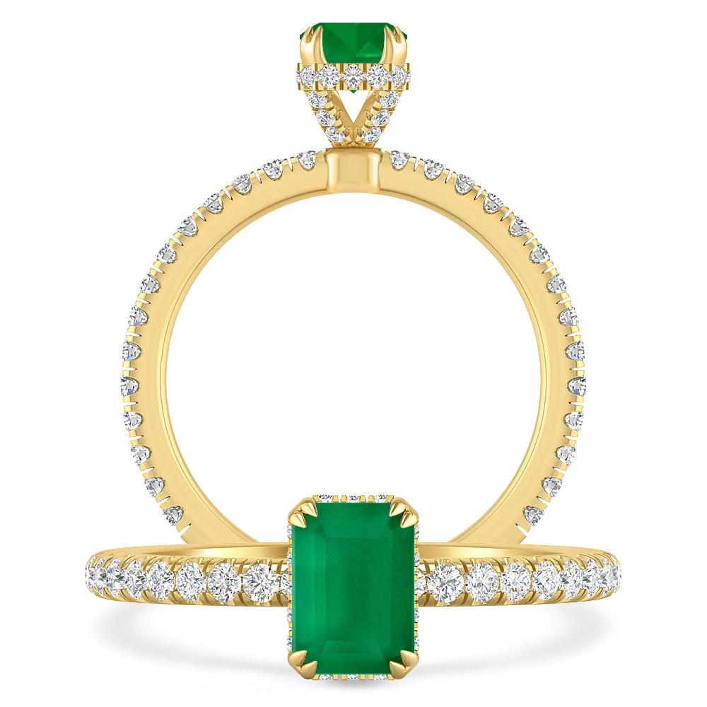 Yellow Gold - Emerald