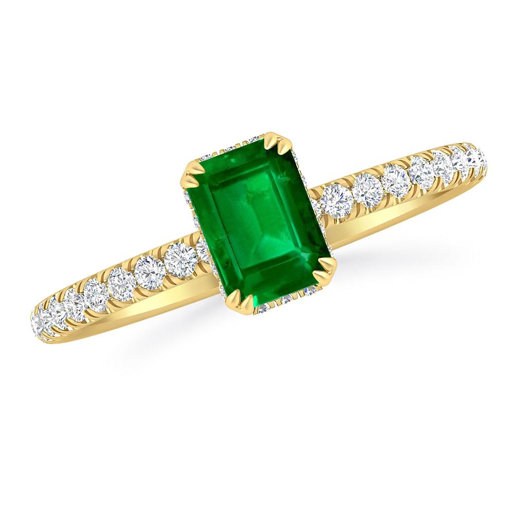 Yellow Gold - Emerald