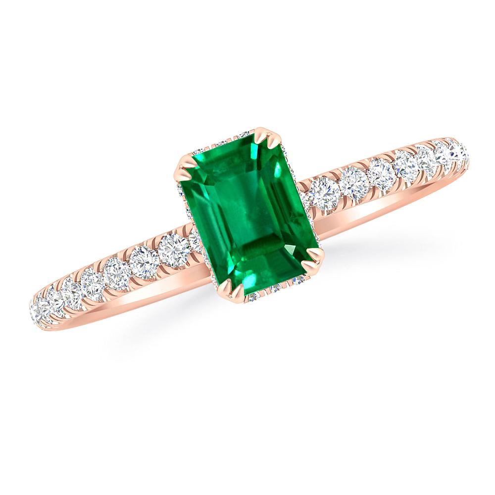 Rose Gold - Emerald