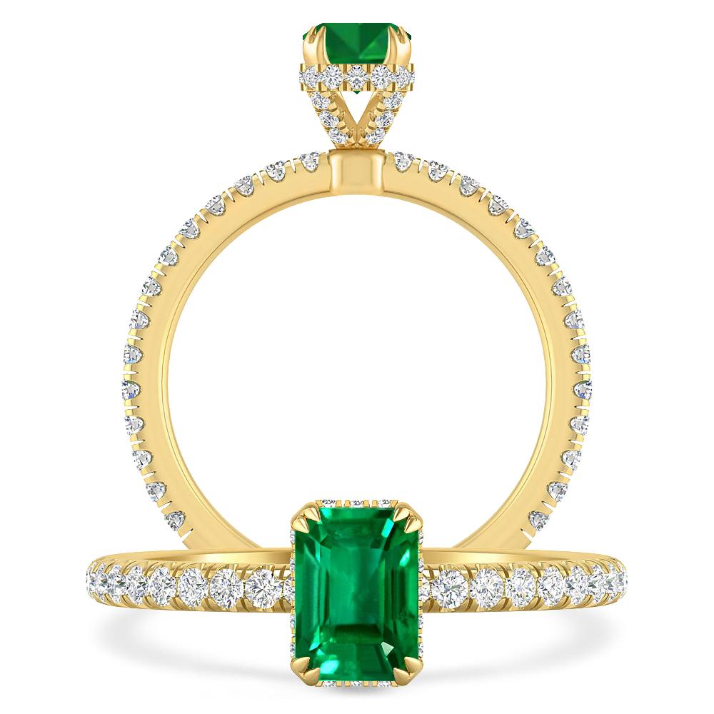 Yellow Gold - Emerald