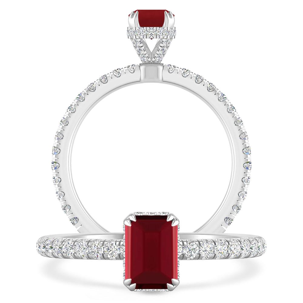 White Gold - Garnet