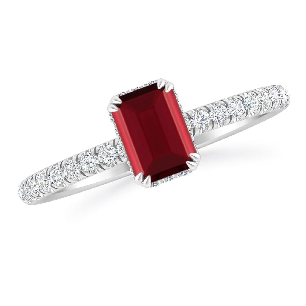 White Gold - Garnet