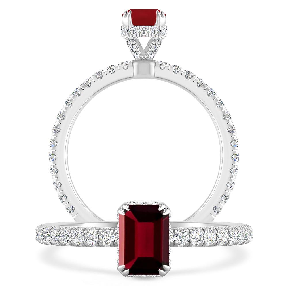 White Gold - Garnet