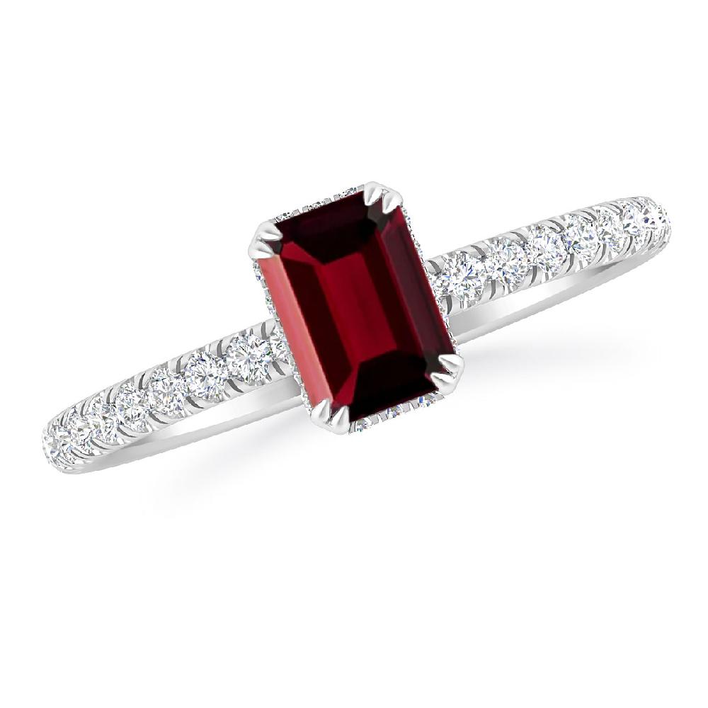 White Gold - Garnet