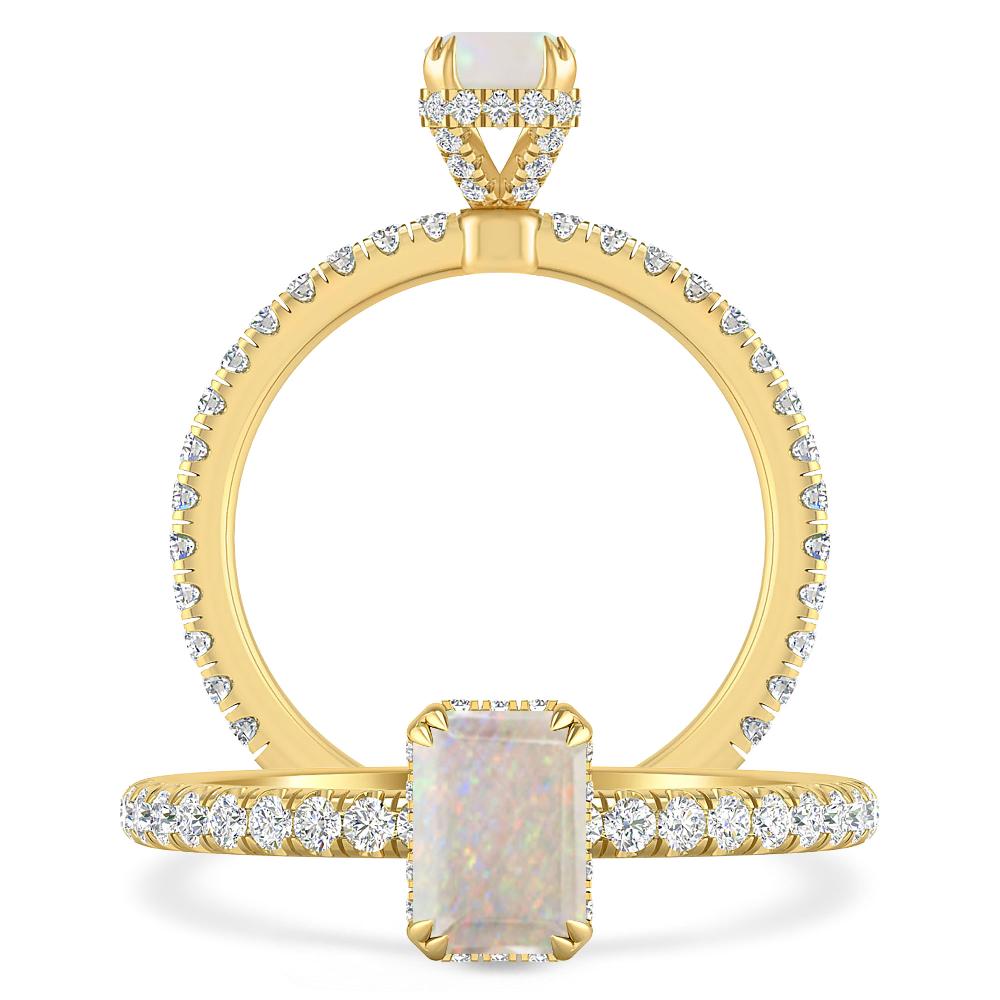 Yellow Gold - Opal