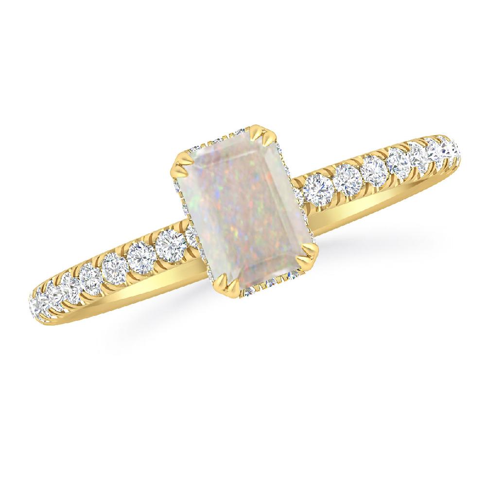 Yellow Gold - Opal