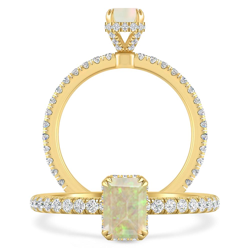 Yellow Gold - Opal