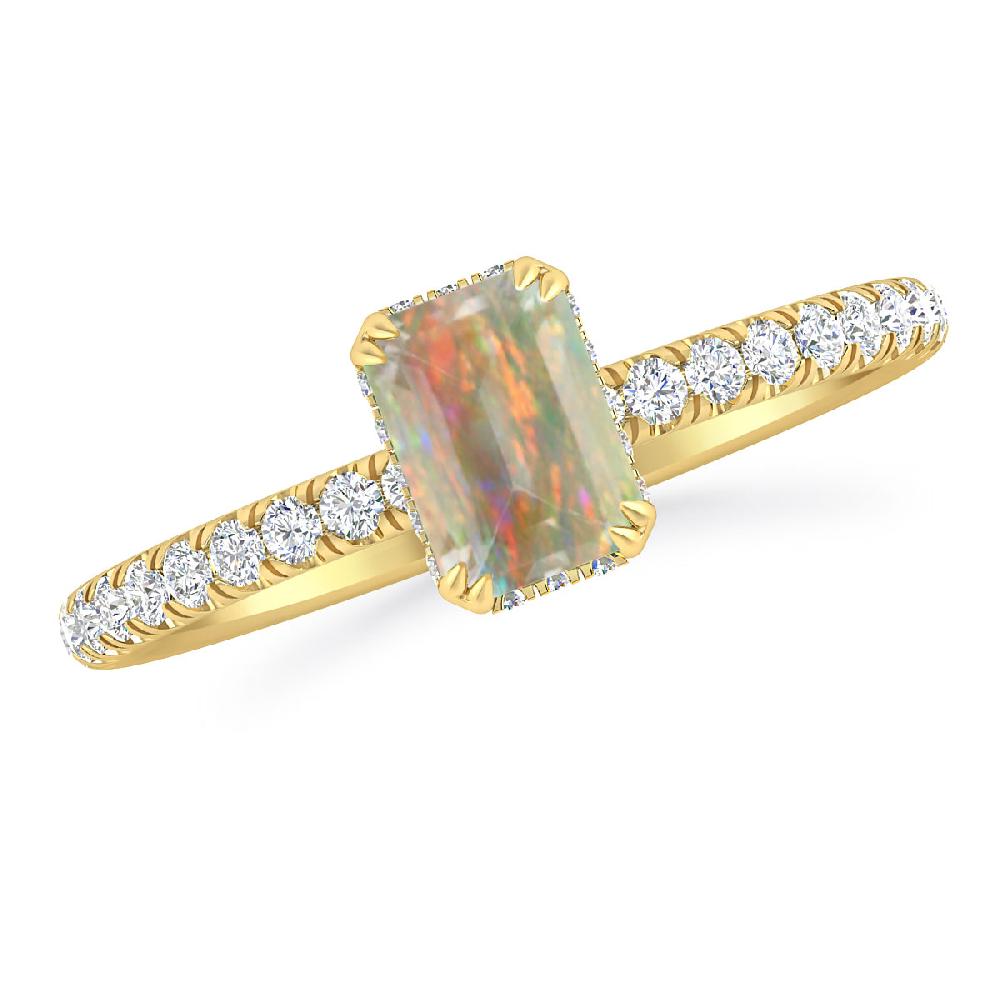 Yellow Gold - Opal