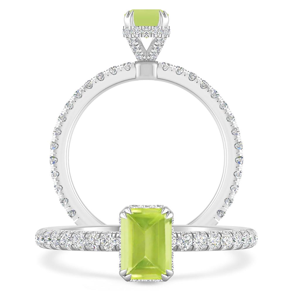 White Gold - Peridot