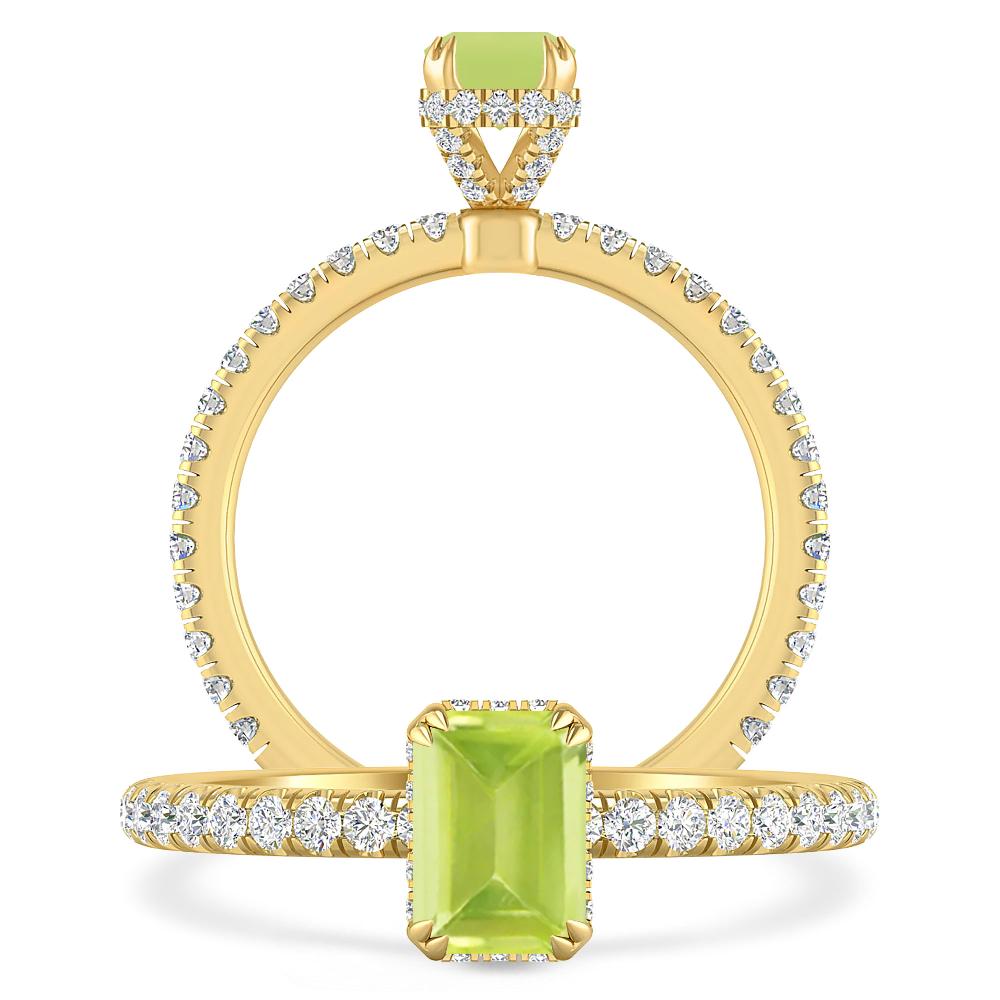 Yellow Gold - Peridot