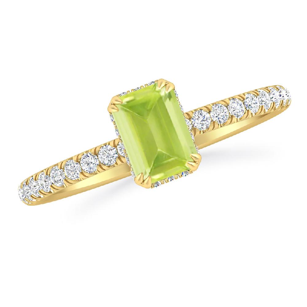 Yellow Gold - Peridot