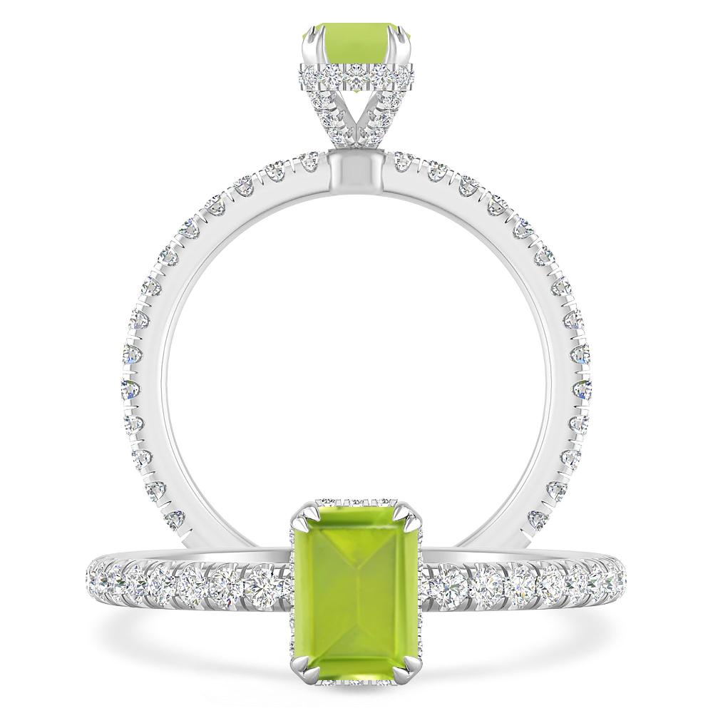 White Gold - Peridot