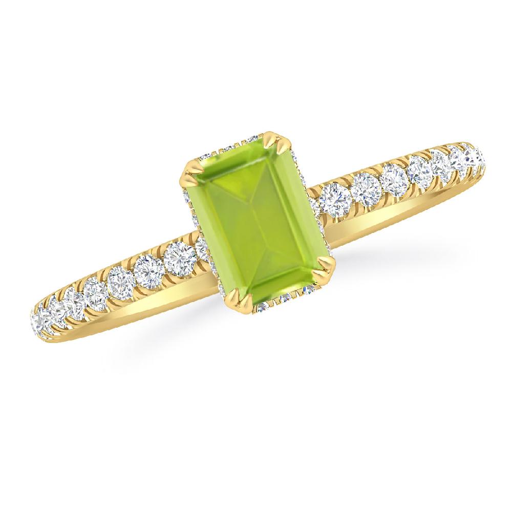 Yellow Gold - Peridot