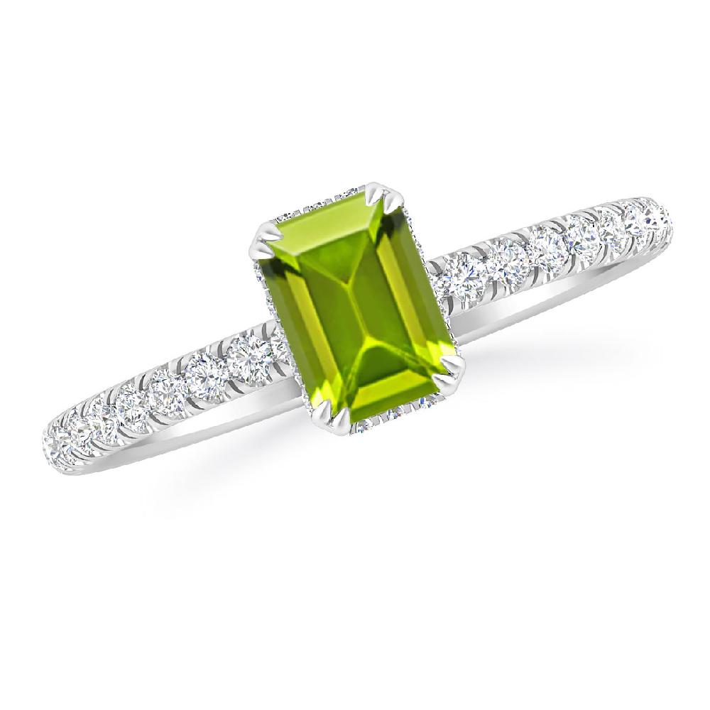 White Gold - Peridot