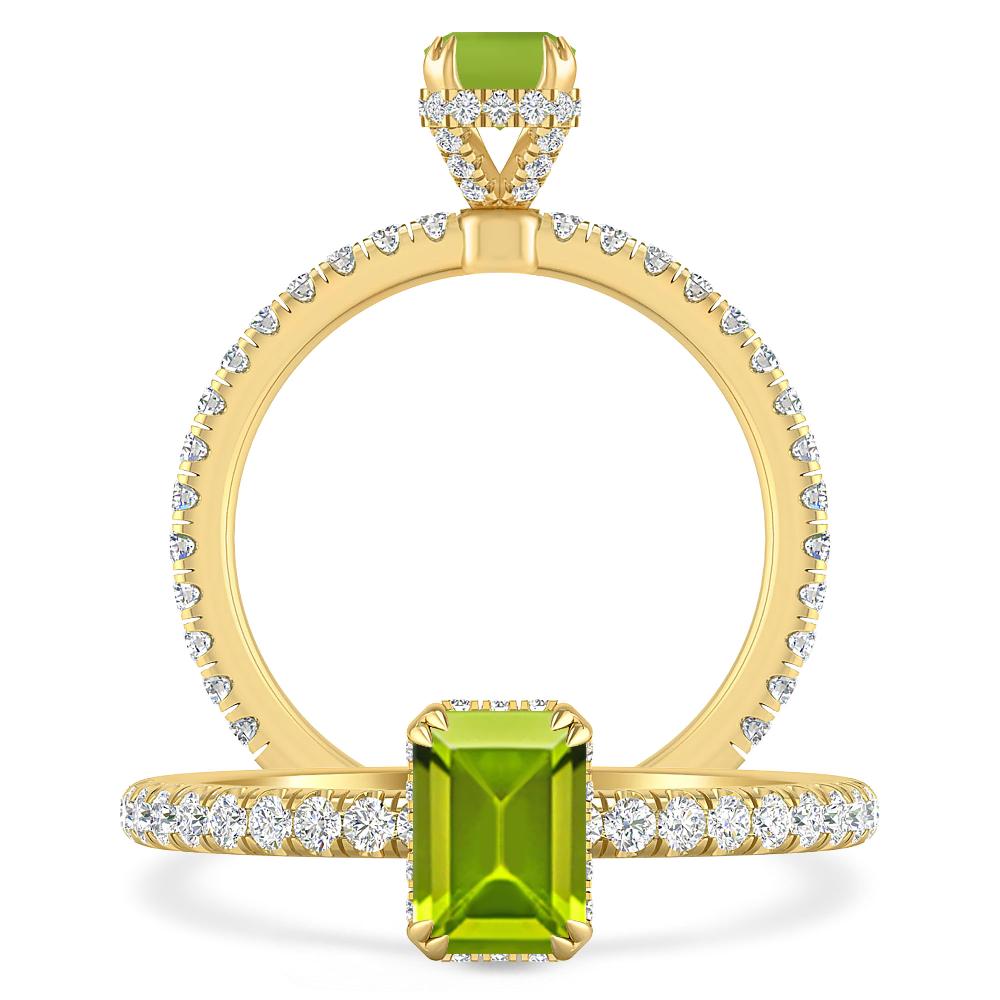 Yellow Gold - Peridot