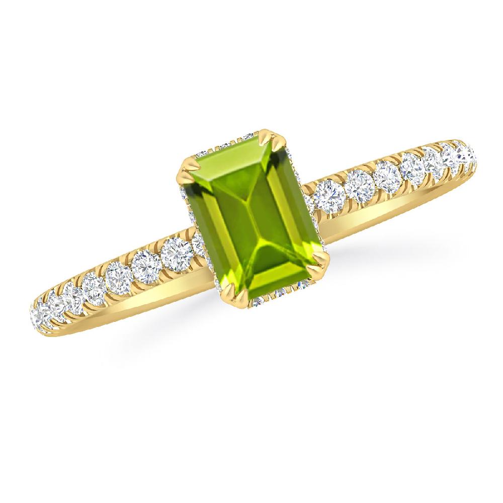 Yellow Gold - Peridot