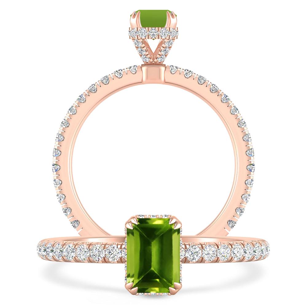 Rose Gold - Peridot