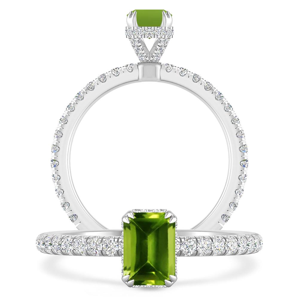 White Gold - Peridot