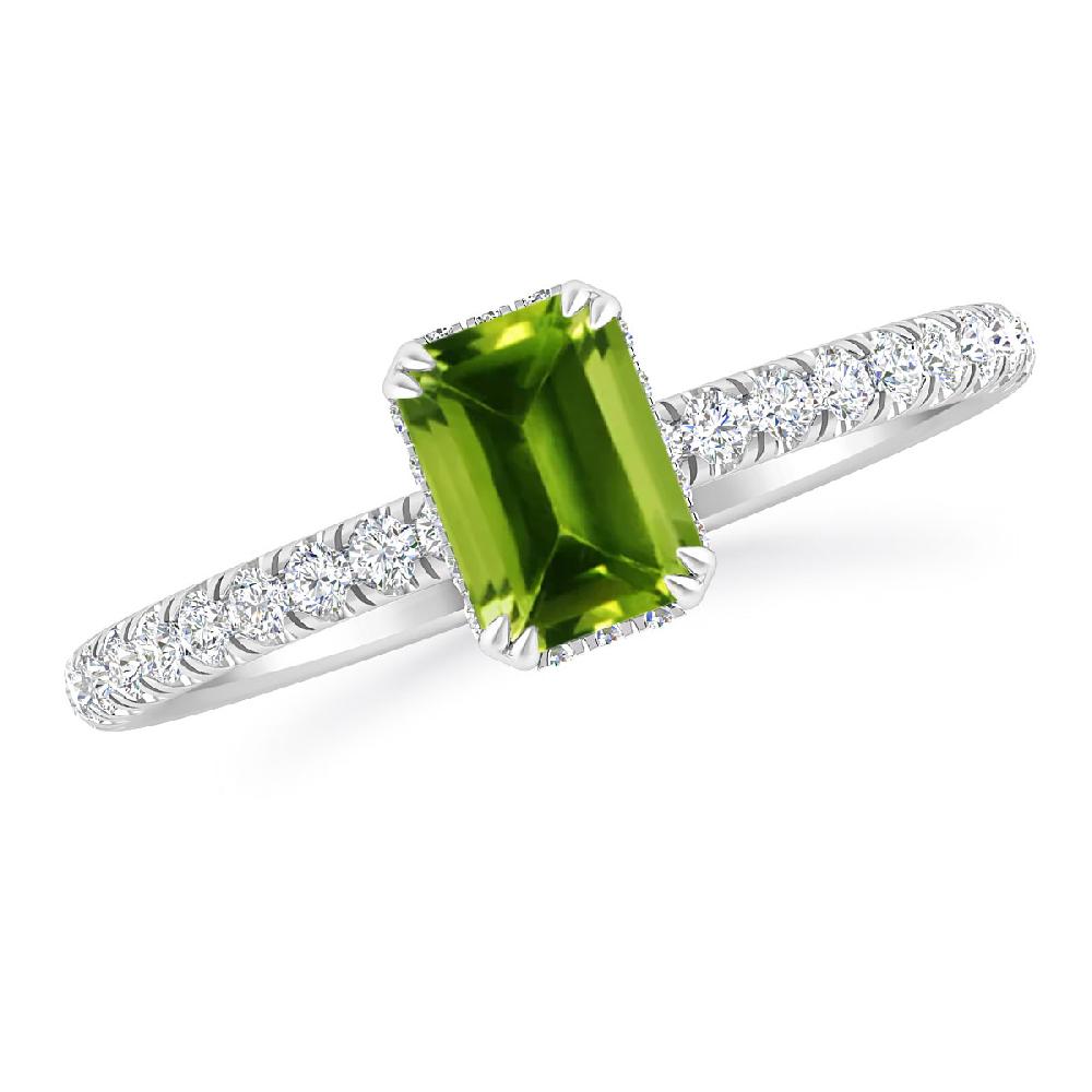 White Gold - Peridot