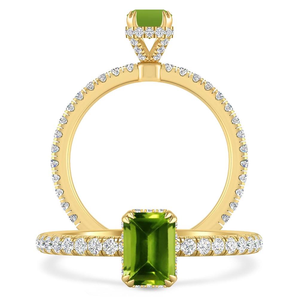 Yellow Gold - Peridot