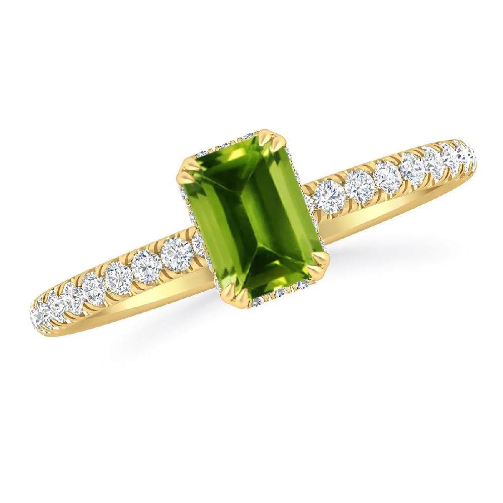 Yellow Gold - Peridot