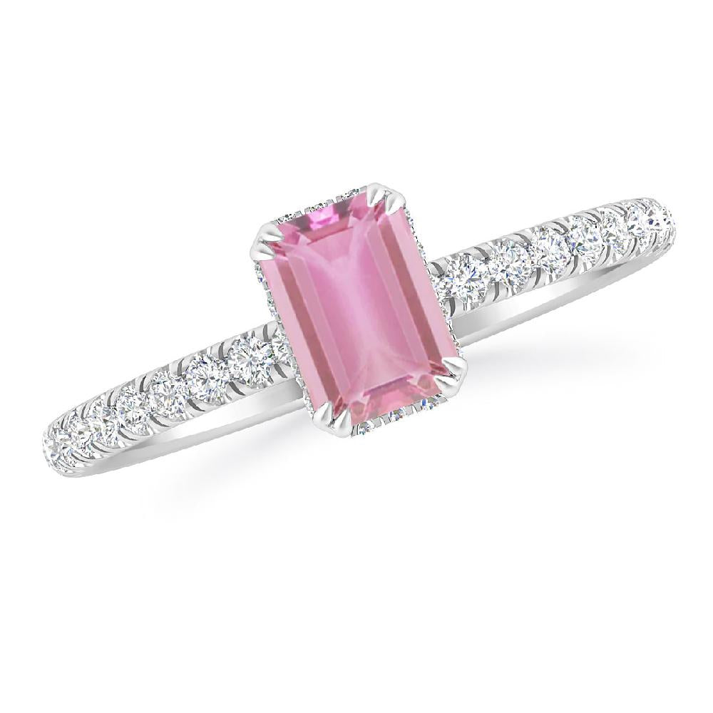 White Gold - Pink Tourmaline