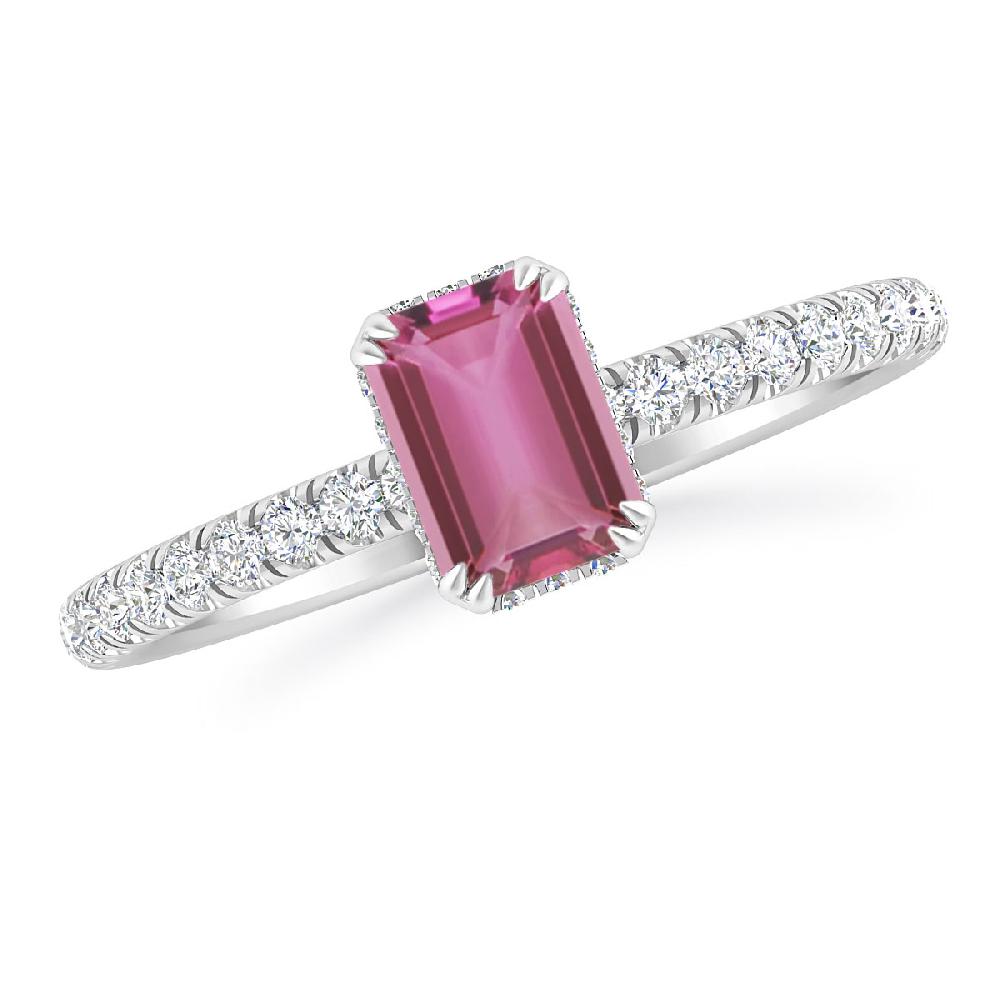 White Gold - Pink Tourmaline