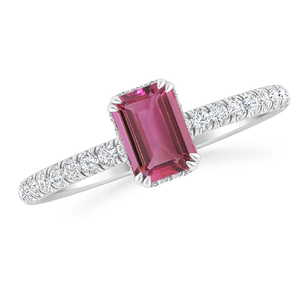 White Gold - Pink Tourmaline