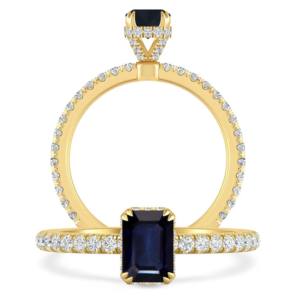 Yellow Gold - Sapphire