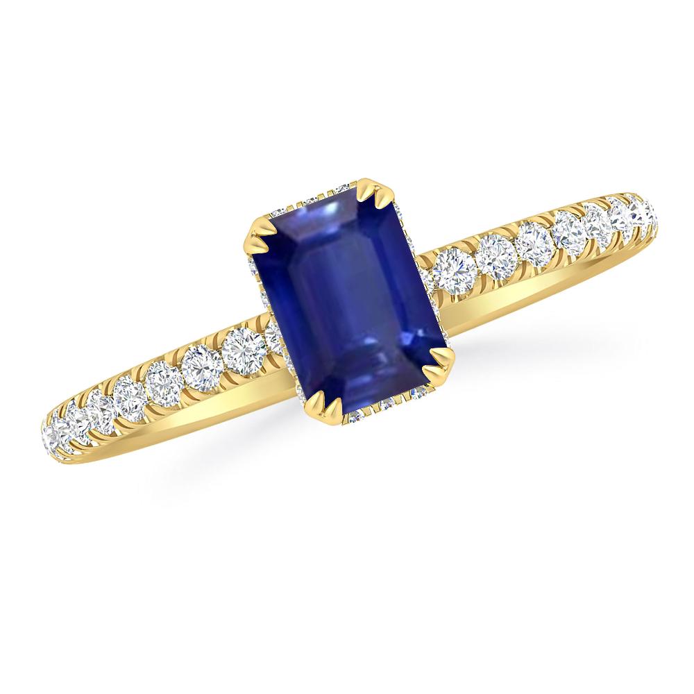 Yellow Gold - Sapphire