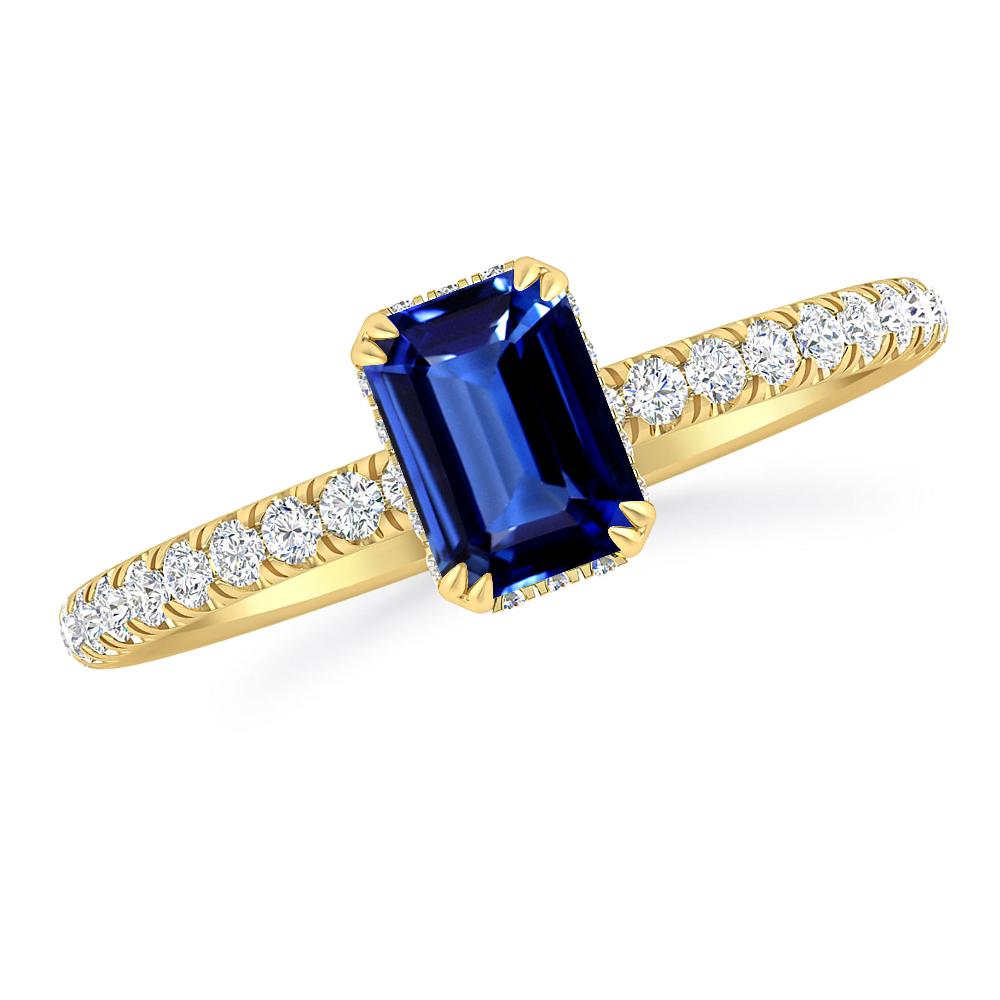 Yellow Gold - Sapphire