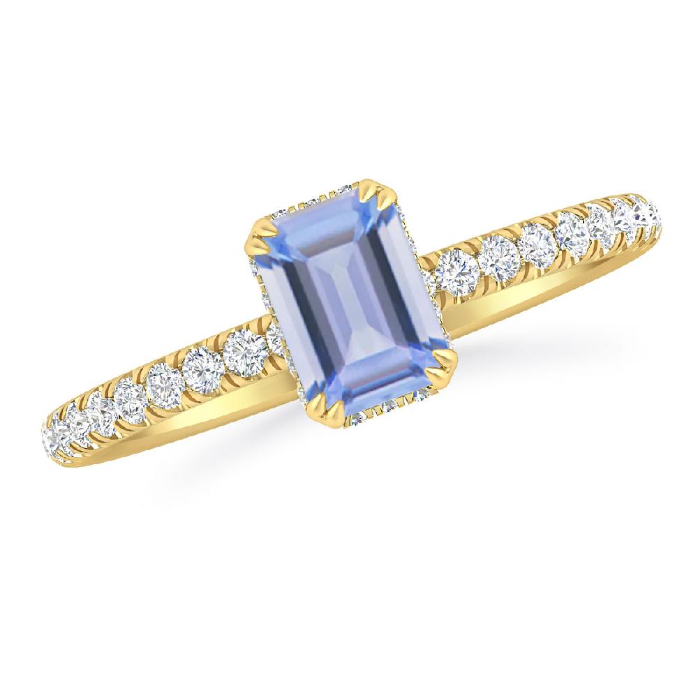 Yellow Gold - Tanzanite