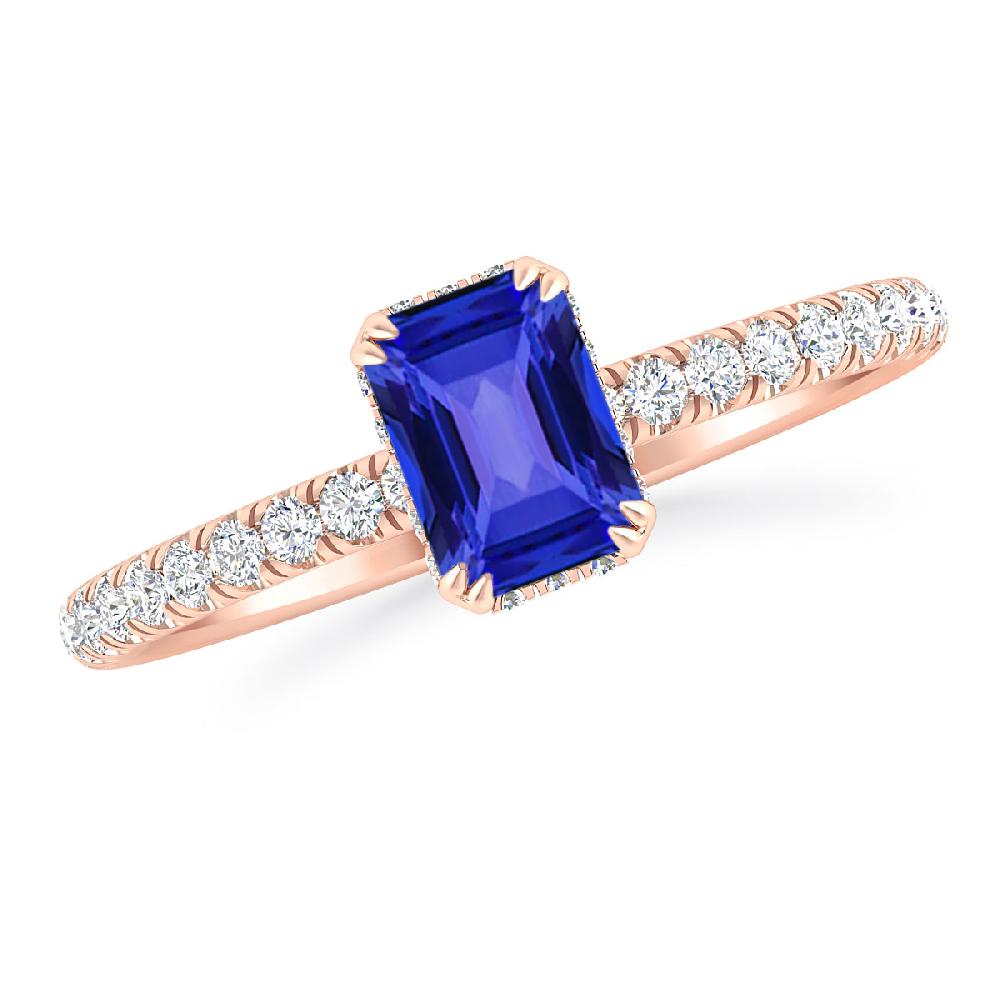 Rose Gold - Tanzanite