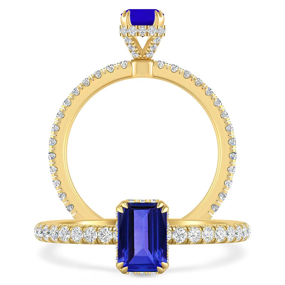 Yellow Gold - Tanzanite