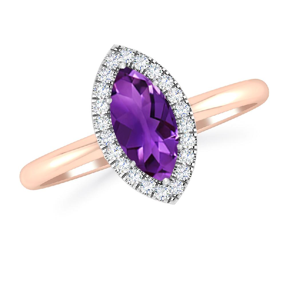 Rose Gold - Amethyst