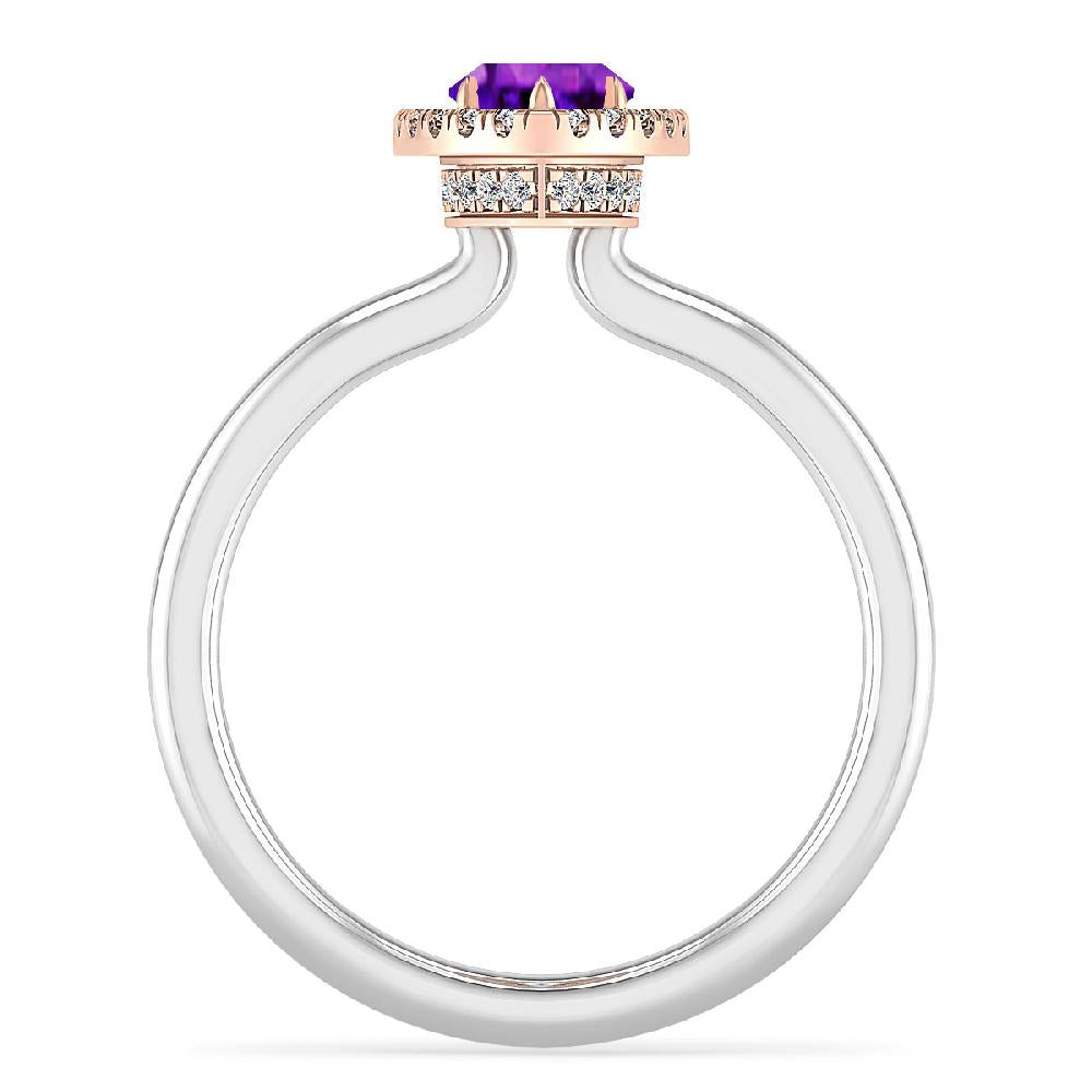 White Gold - Amethyst