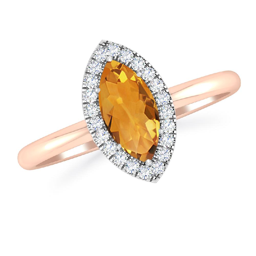 Rose Gold - Citrine