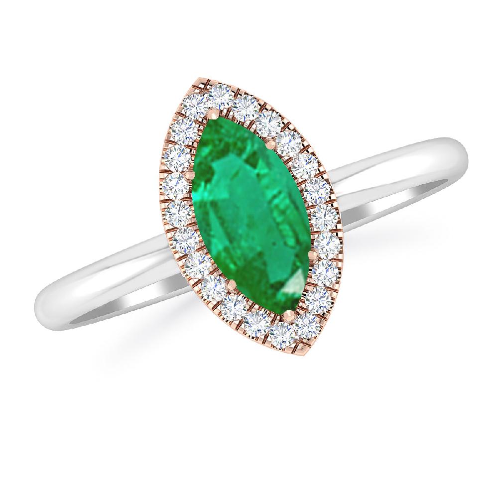 White Gold - Emerald