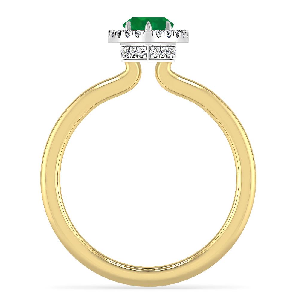 Yellow Gold - Emerald