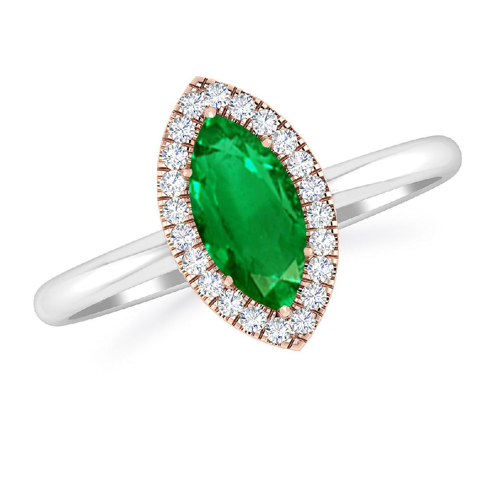 White Gold - Emerald