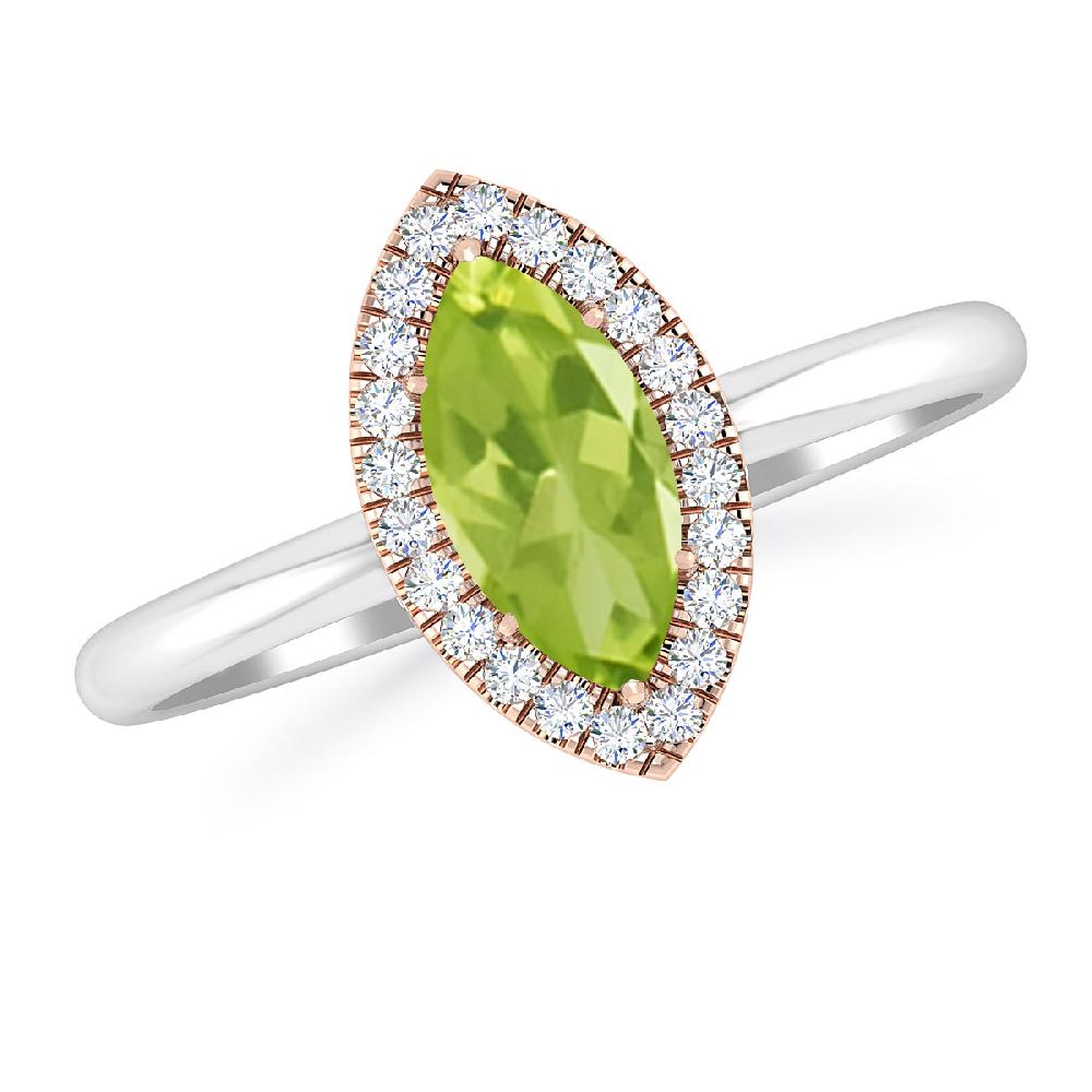 White Gold - Peridot