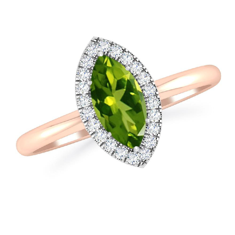 Rose Gold - Peridot