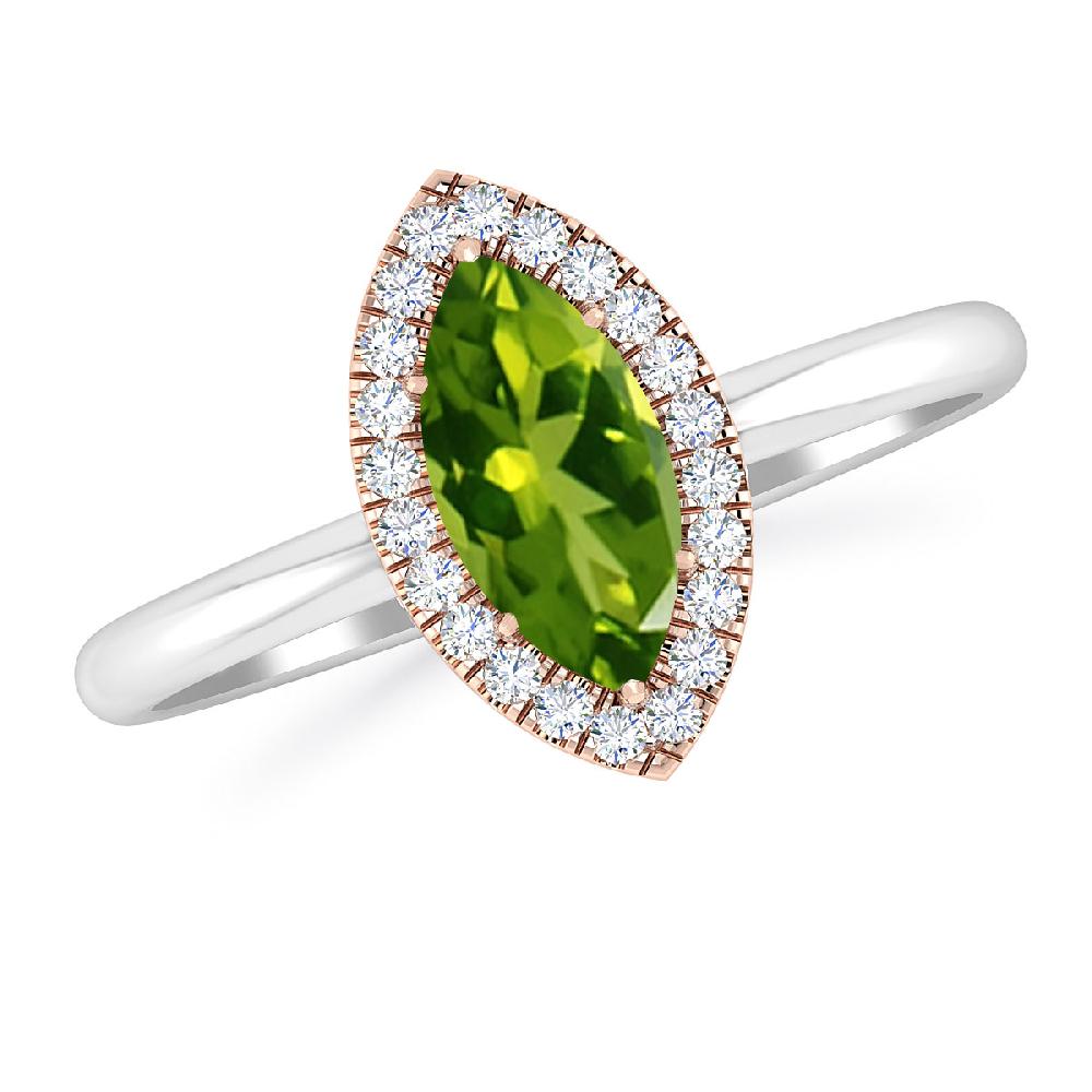 White Gold - Peridot