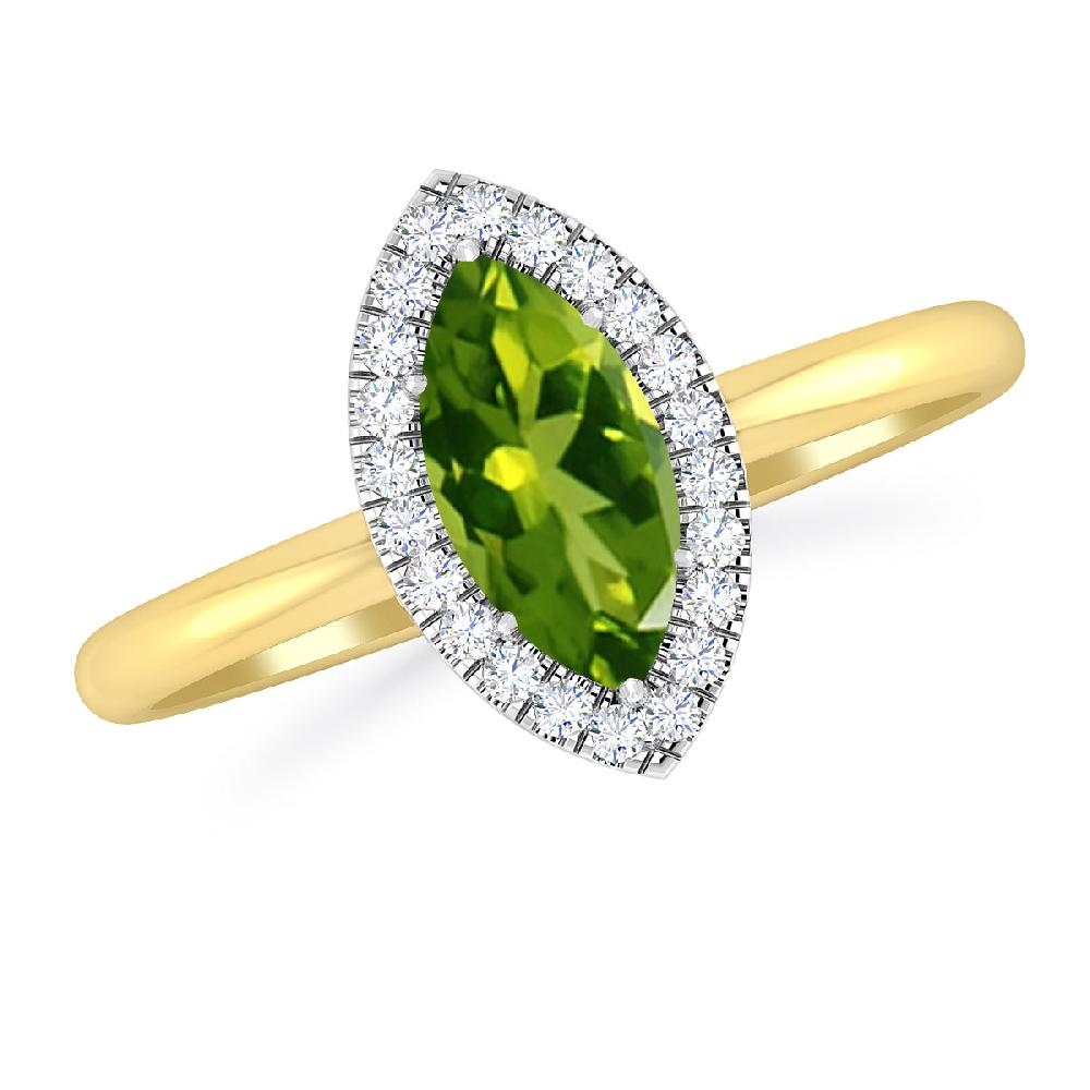 Yellow Gold - Peridot