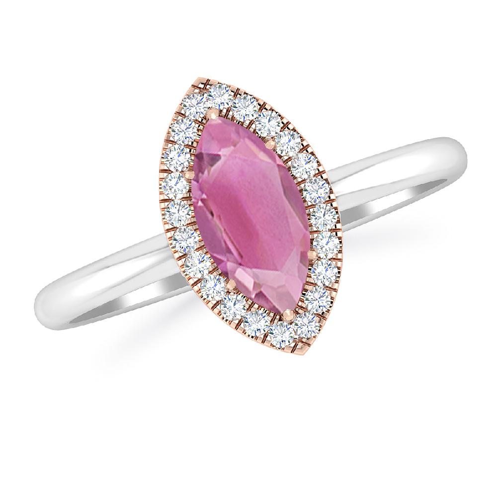 White Gold - Pink Tourmaline